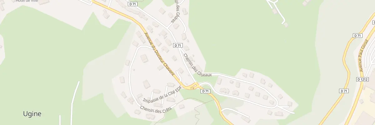 Plan du 445 Av des Charmettes à Ugine