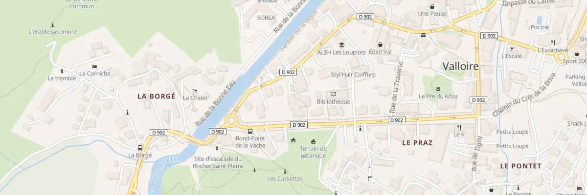 Plan du 5545 Imm Les Cretes à Valloire
