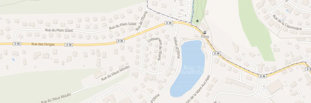 Plan du 7 Lot de l’Etang à Chantraine