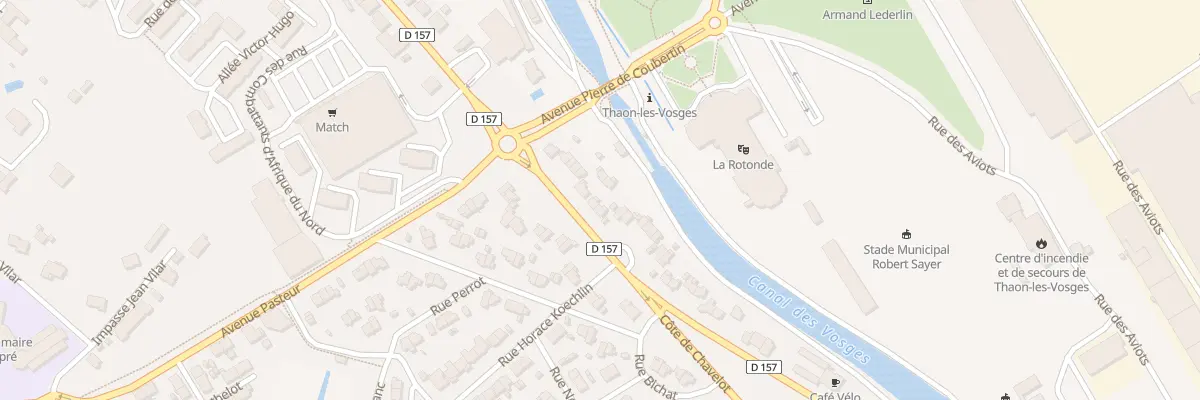 Plan du 38 Rue d’Alsace Thaon à Thaon-les-Vosges