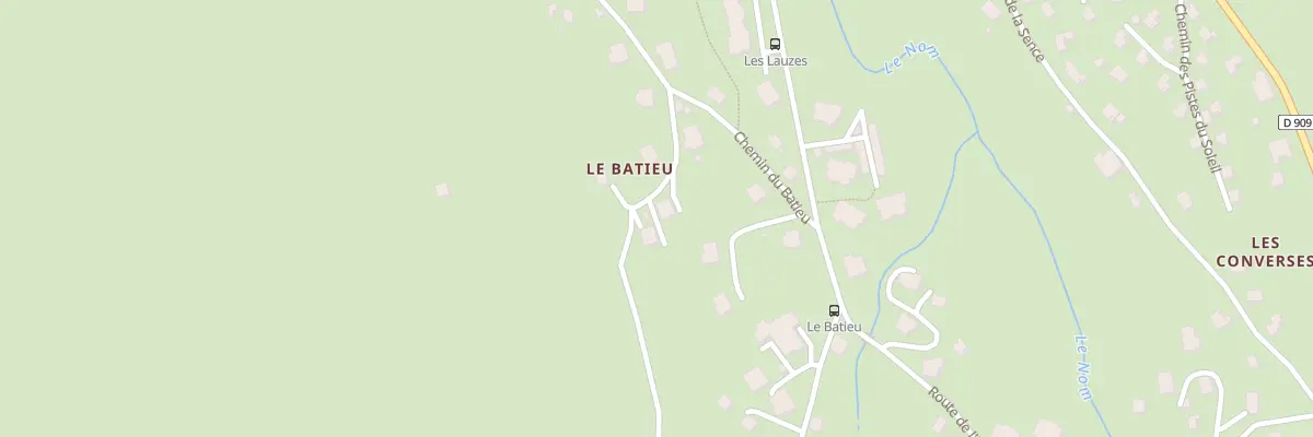 Plan du 163 Che du Batieu à La Clusaz