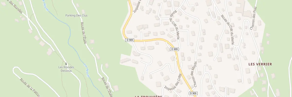 Plan du 1436 Rte du Col des Aravis à La Clusaz