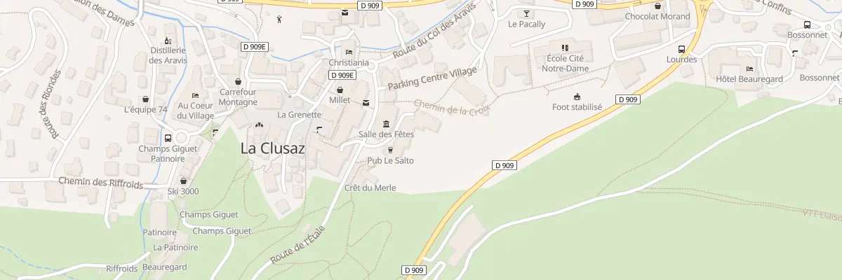 Plan du 91 Rte de l’Etale à La Clusaz