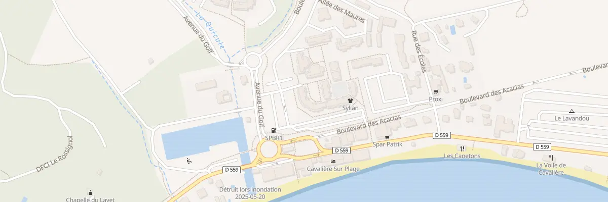 Plan du 9202 Cavaliere Plage au Lavandou