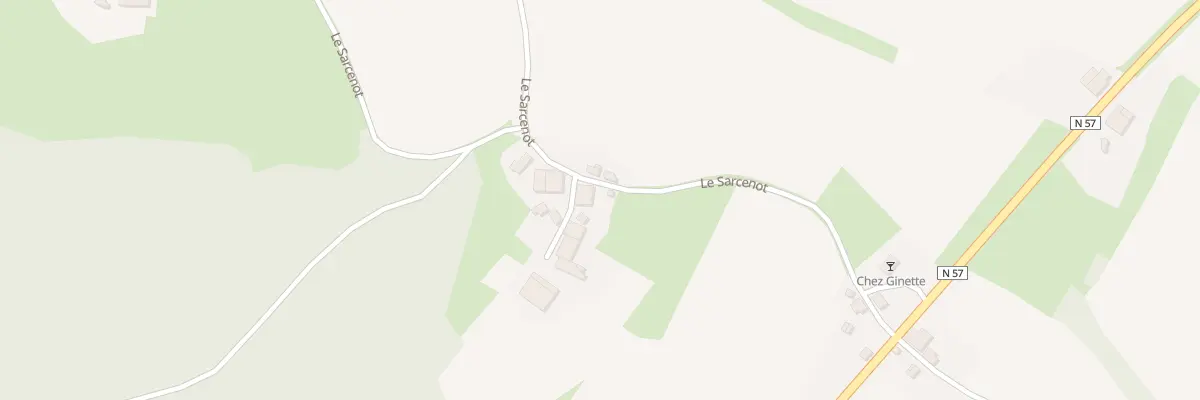 Plan du 107 Le Sarcenot à Fougerolles-Saint-Valbert