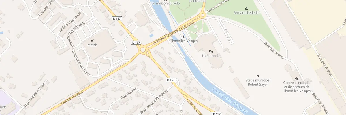 Plan du 40 Rue d’Alsace Thaon à Thaon-les-Vosges