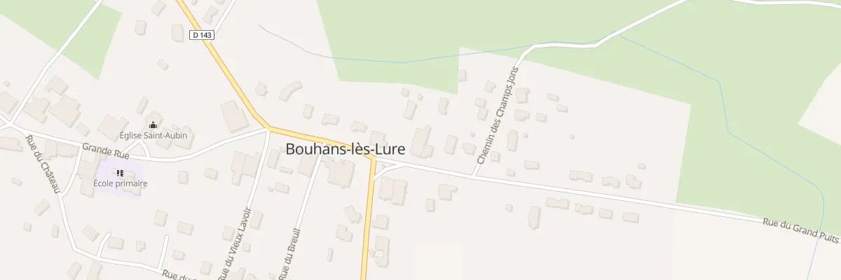 Plan du 5 Rue du Grand Puits à Bouhans-lès-Lure