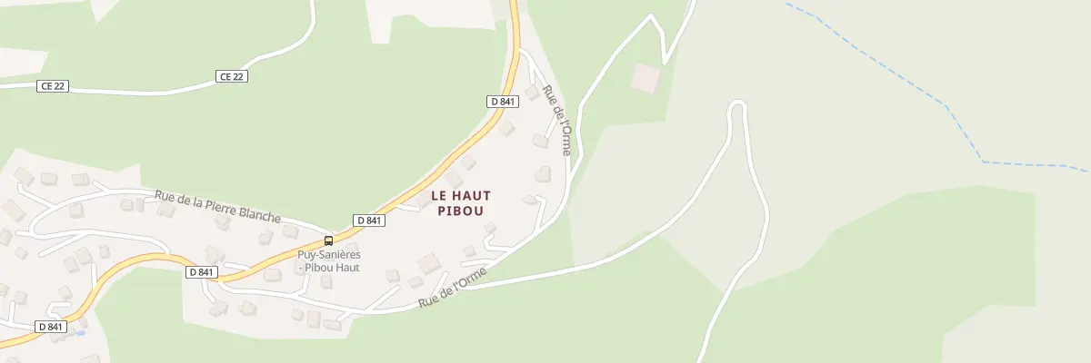 Plan du 5140 Le Haut Pibou à Puy-Sanières