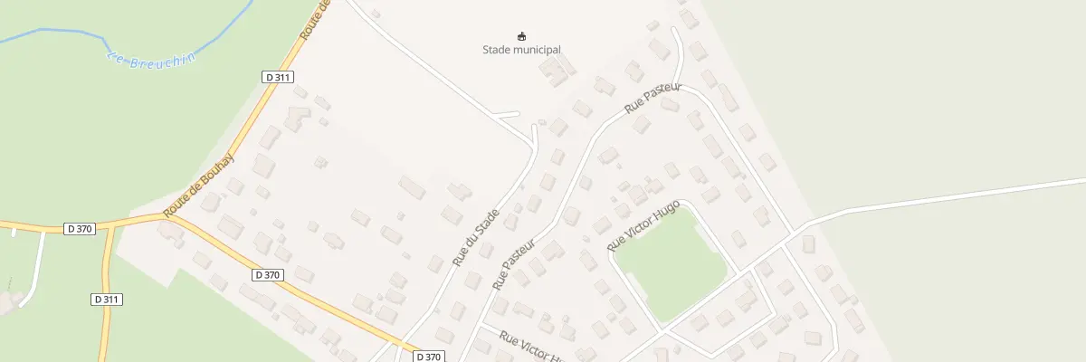 Plan du 11 Rue Pasteur à Froideconche