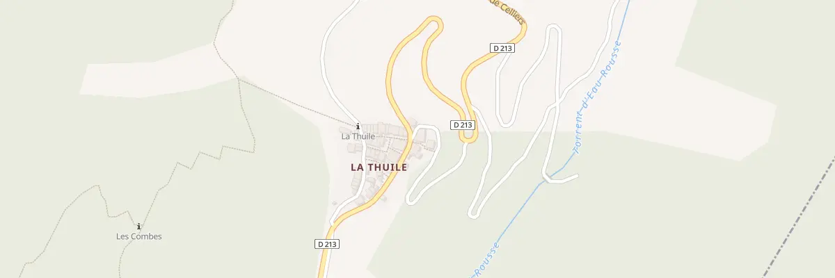 Plan du 7567 La Thuile à La Léchère