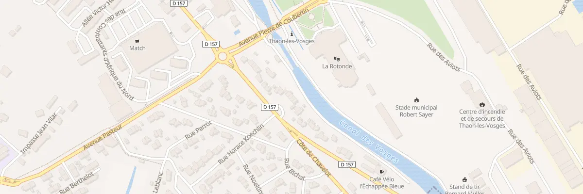Plan du 28 Rue d’Alsace Thaon à Thaon-les-Vosges