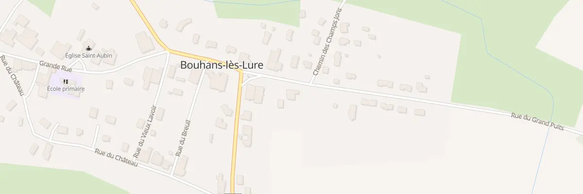 Plan du 8 Rue du Grand Puits à Bouhans-lès-Lure