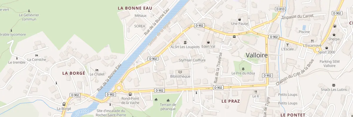 Plan du 5311 Rue des Grandes Alpes à Valloire