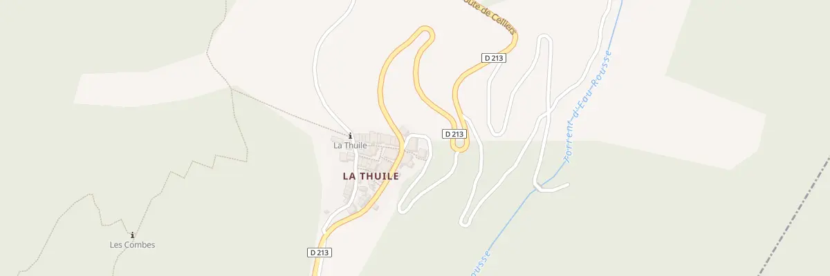 Plan du 7568 La Thuile à La Léchère