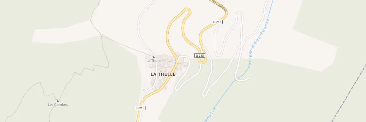 Plan du 7569 La Thuile à La Léchère
