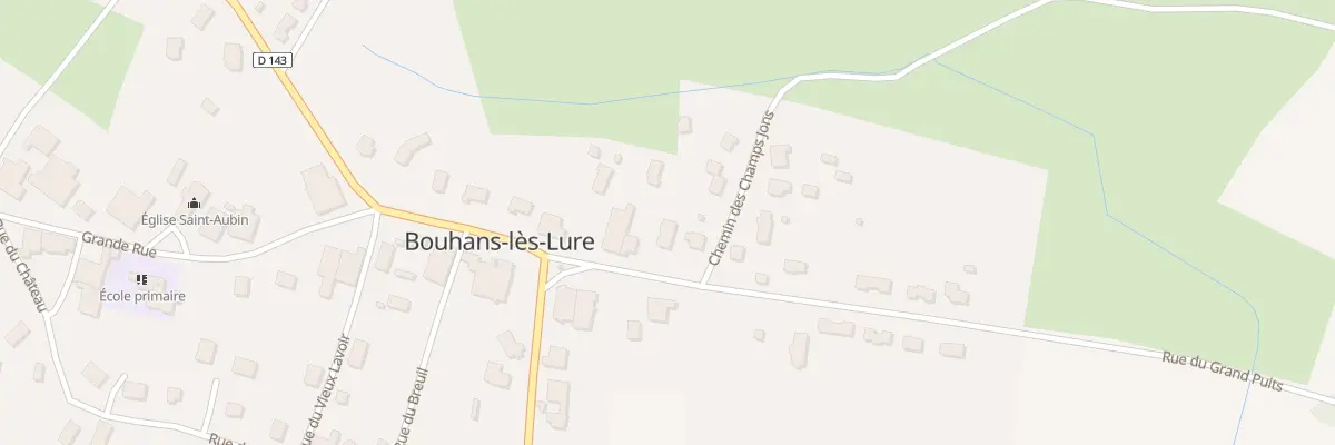 Plan du 7 Rue du Grand Puits à Bouhans-lès-Lure
