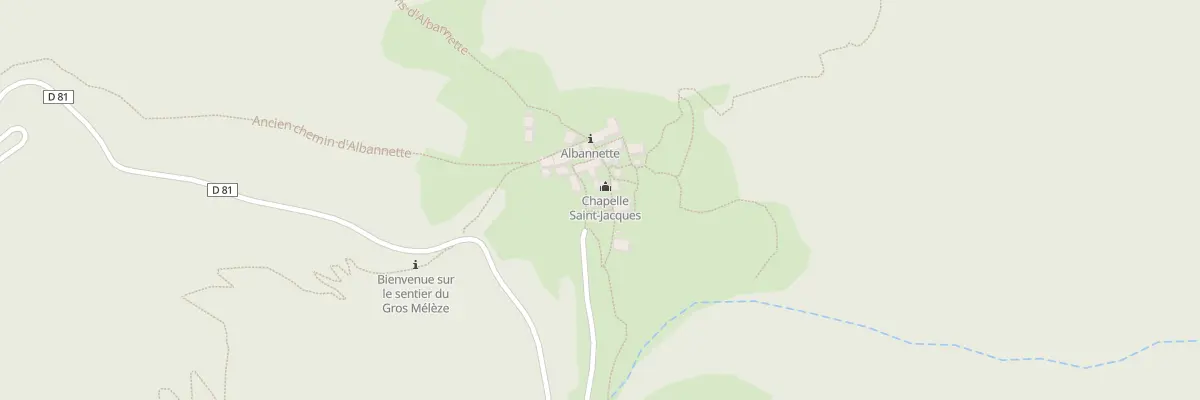 Plan du 5247 Albannette à Montricher-Albanne