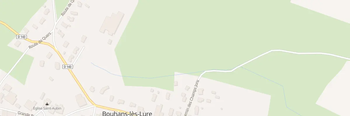 Plan du 5T Rue du Grand Puits à Bouhans-lès-Lure