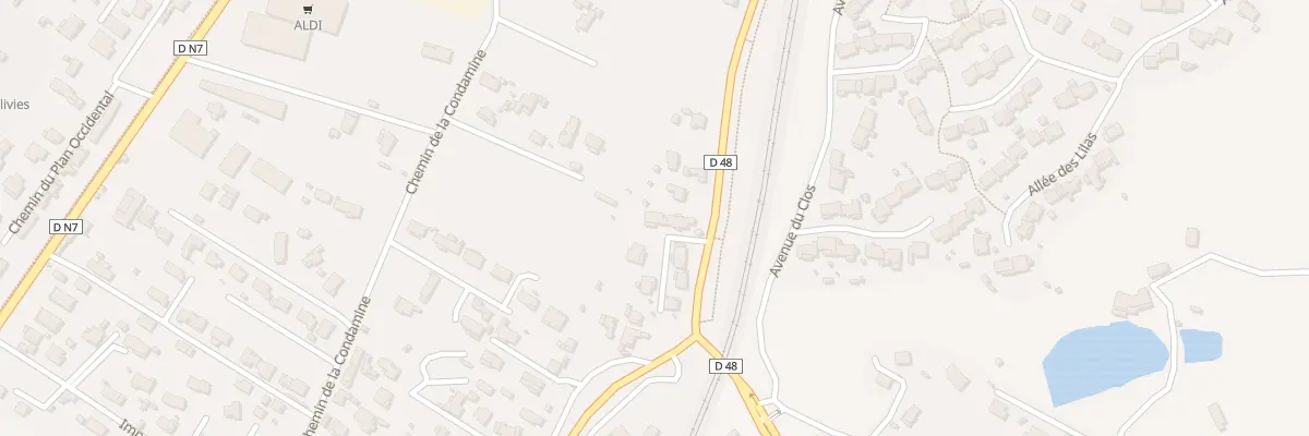 Plan du 4 Lot de Bourgarel à Vidauban