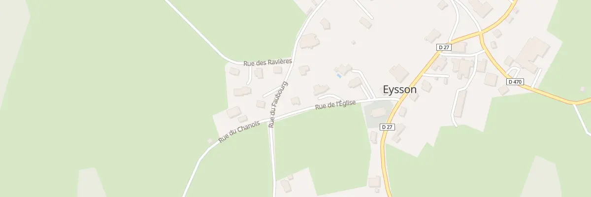 Plan du 6 Rue de l’Eglise à Eysson