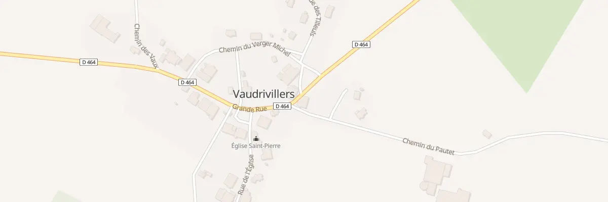 Plan du 1 Che du Pautet à Vaudrivillers
