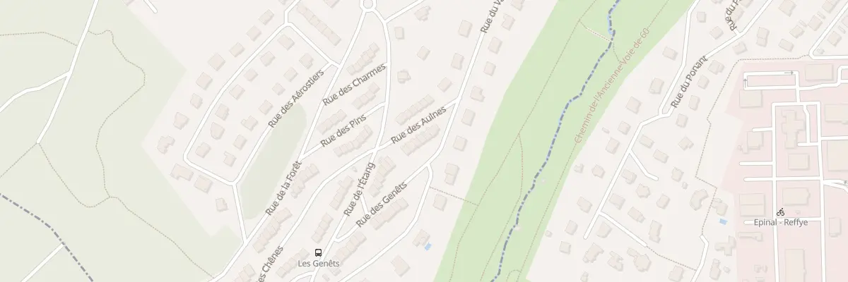 Plan du 5 Rue des Aulnes à Golbey