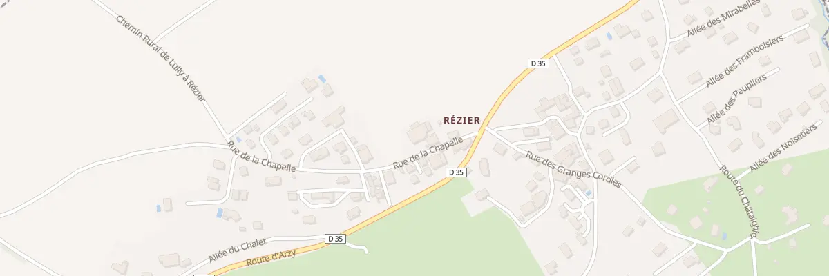 Plan du 72 Rue de la chapelle à Fessy
