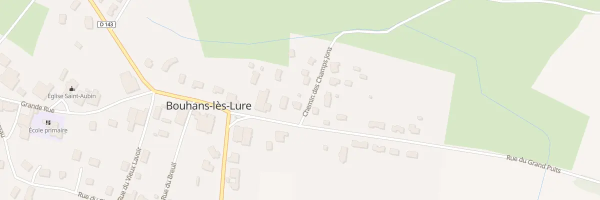 Plan du 1 Rue de Champs Joits à Bouhans-lès-Lure