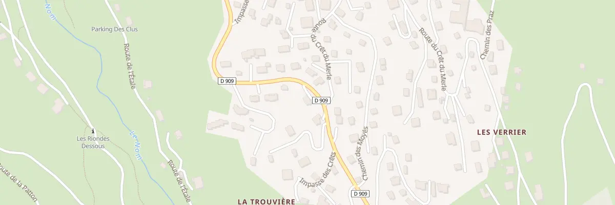 Plan du 1542 Rte du Col des Aravis à La Clusaz