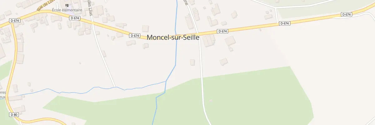 Plan du 1 Rue de la Charagne à Moncel-sur-Seille