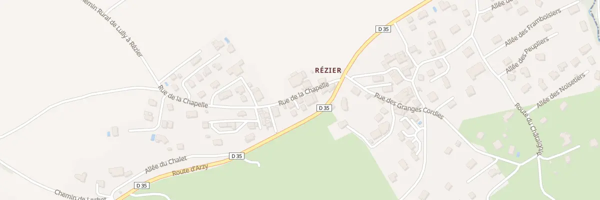 Plan du 79A Rue de la chapelle à Fessy