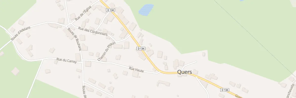 Plan du 15 Gr Grande Rue à Quers