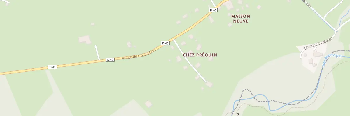 Plan du 56 Che de la Forge à Burdignin