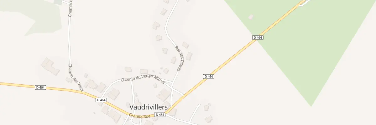Plan du 2 Rue des Tilleuls à Vaudrivillers