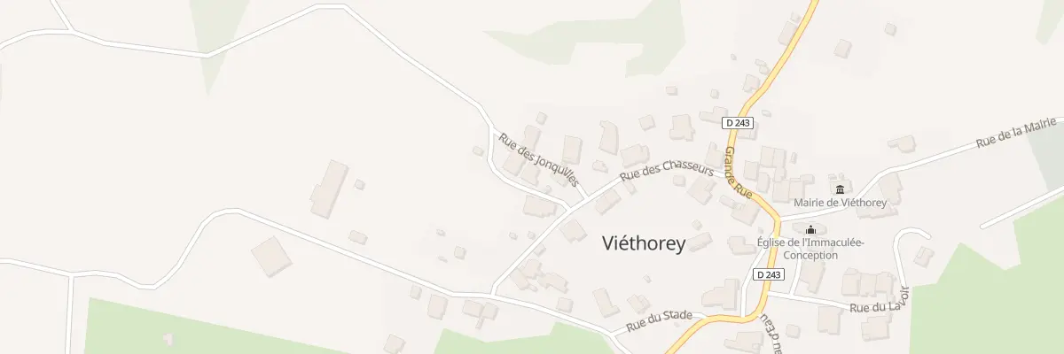 Plan du 1 Rue des Jonquilles à Viéthorey
