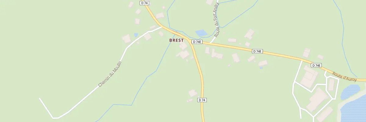 Plan du 8 Rte de Saint Sauveur à Esboz-Brest