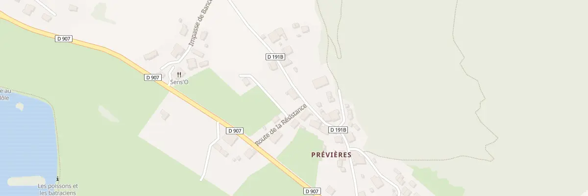 Plan du 8 Rte de la Résistance à Ville-en-Sallaz