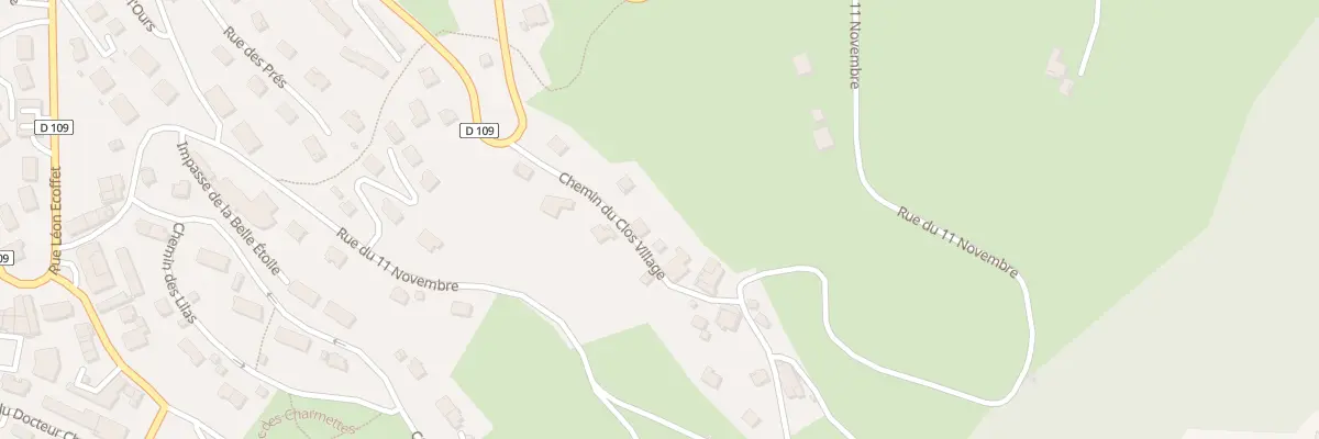 Plan du 88 Rte du Clos à Ugine