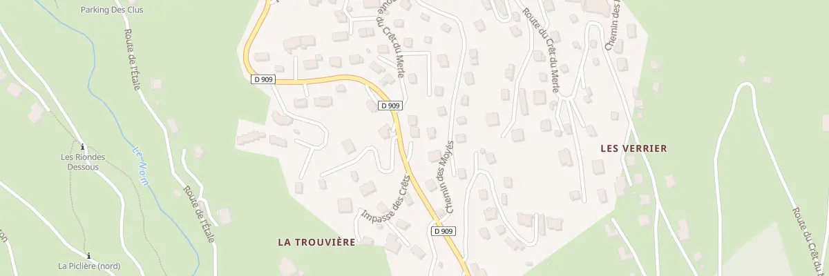 Plan du 1617 Rte du Col des Aravis à La Clusaz