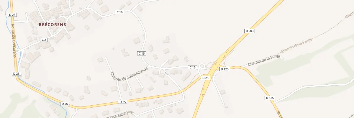 Plan du 66 Rte de l’Oratoire à Perrignier