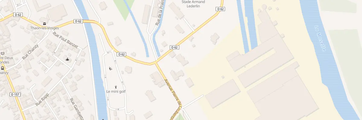 Plan du 10 Av Armand Lederlin à Thaon-les-Vosges
