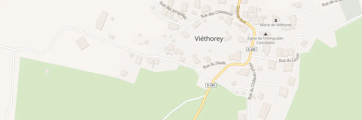 Plan du 3 Rue du Stade à Viéthorey