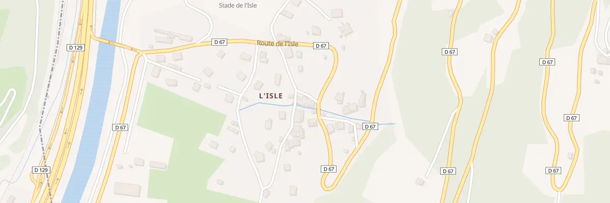 Plan du 9061 L’Isle à Ugine