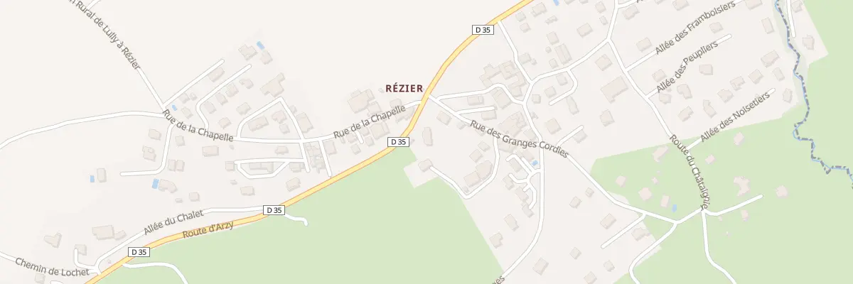 Plan du 880 Rte d’Arzy à Fessy
