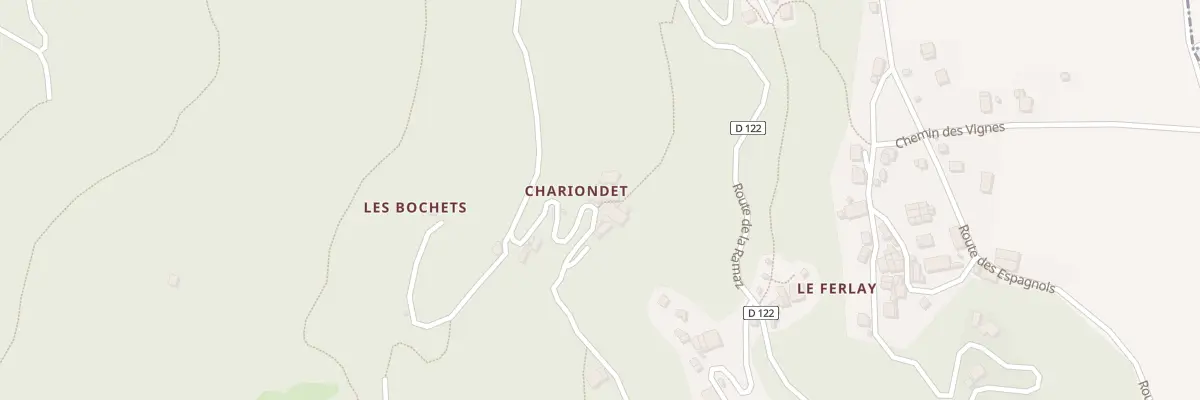 Plan du 5056 Chariondet à Esserts-Blay