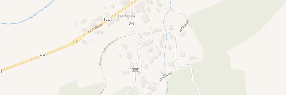 Plan du 249 Le Chateau à Fougerolles-Saint-Valbert