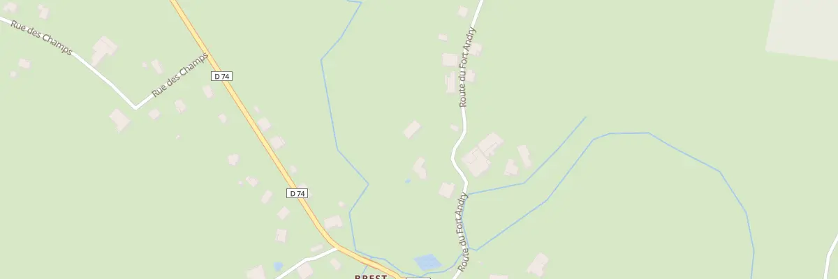 Plan du 4 Rte du Fort Andry à Esboz-Brest