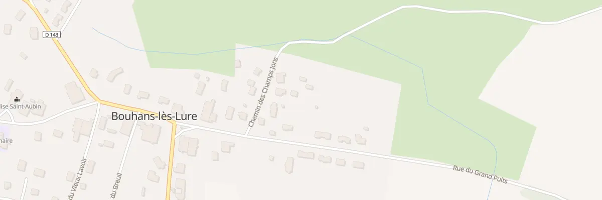 Plan du 6 Rue de Champs Joits à Bouhans-lès-Lure