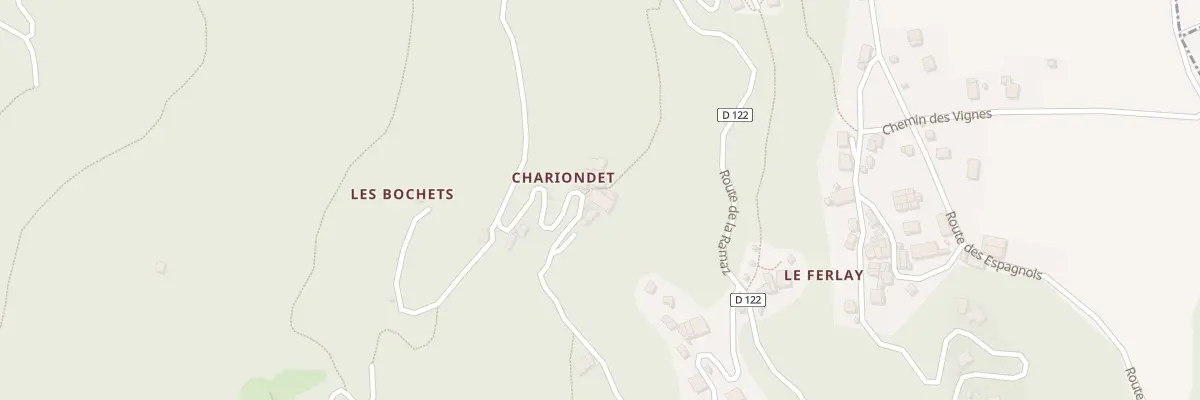 Plan du 5053 Chariondet à Esserts-Blay