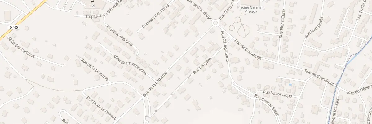 Plan du 5 Rue de la Louvroie à Golbey